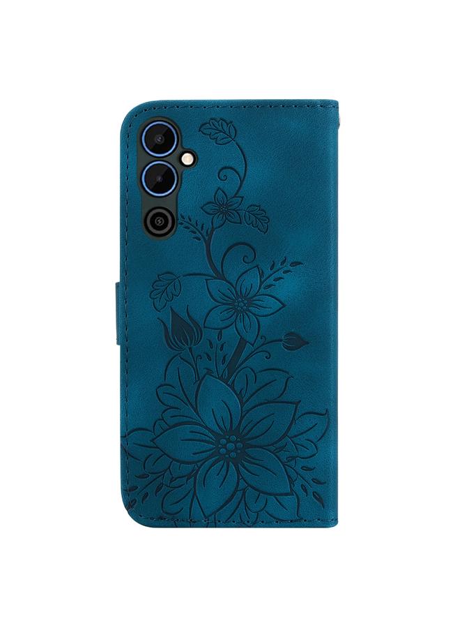 erorex Case For Tecno Pova Neo 2 Lily Embossed Leather Phone Case  - Image 3