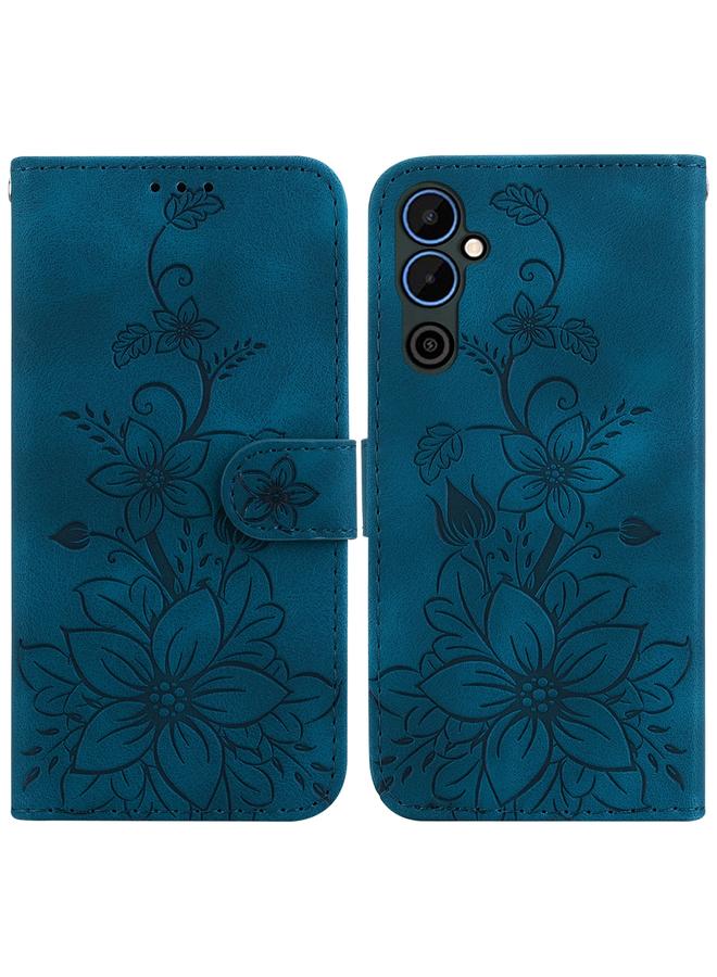 erorex Case For Tecno Pova Neo 2 Lily Embossed Leather Phone Case  - Image 1