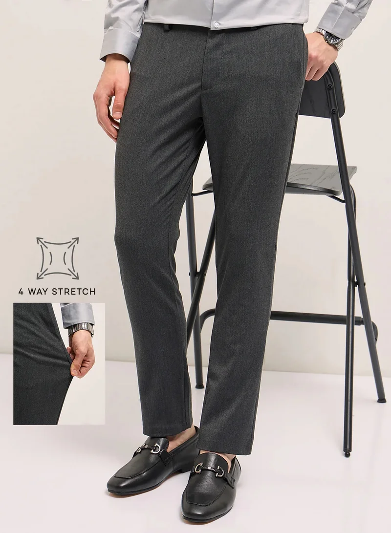THE BEAR HOUSE Men's Classic Formal Trousers Stylish and Comfortable Dress Pants for Office Meetings, Business Travel, Professional Events, Corporate Settings, and Everyday Formal Wear