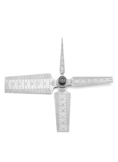 PROMASS 1 Set Stainless Steel 1-29mm Metric Taper Gauge Aperture Scale Wedge Feeler for Drill Hole Measurement Tools  - Image 4