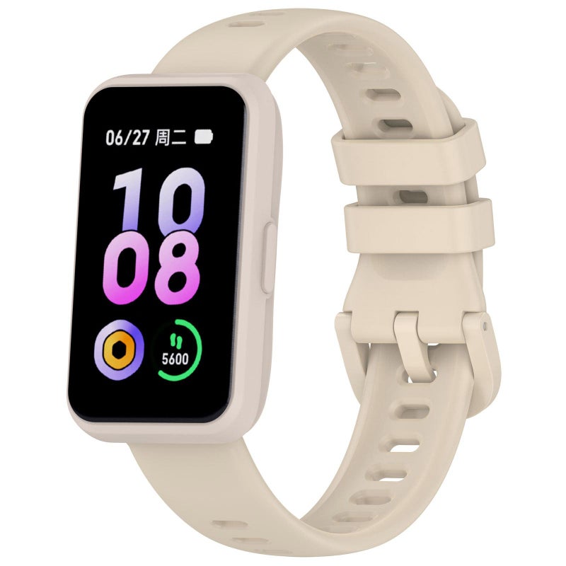 erorex For Keep Band B5  / B4 / B4 Lite Colorful Quick Release Buckle Silicone Watch Band(Milk Tea Color) - Image 1