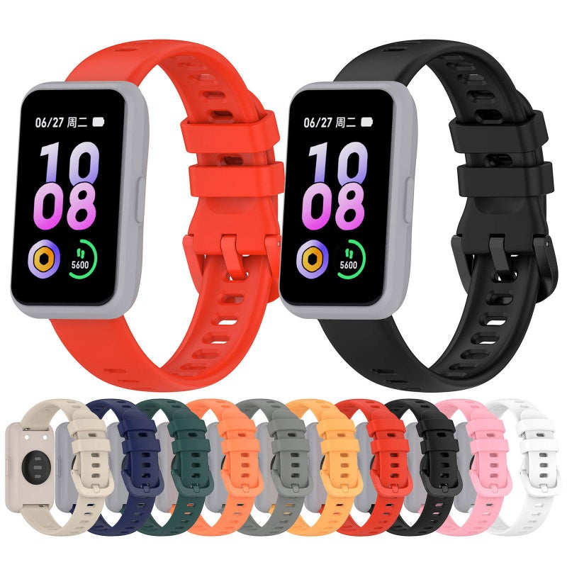 erorex For Keep Band B5  / B4 / B4 Lite Colorful Quick Release Buckle Silicone Watch Band(Milk Tea Color) - Image 5