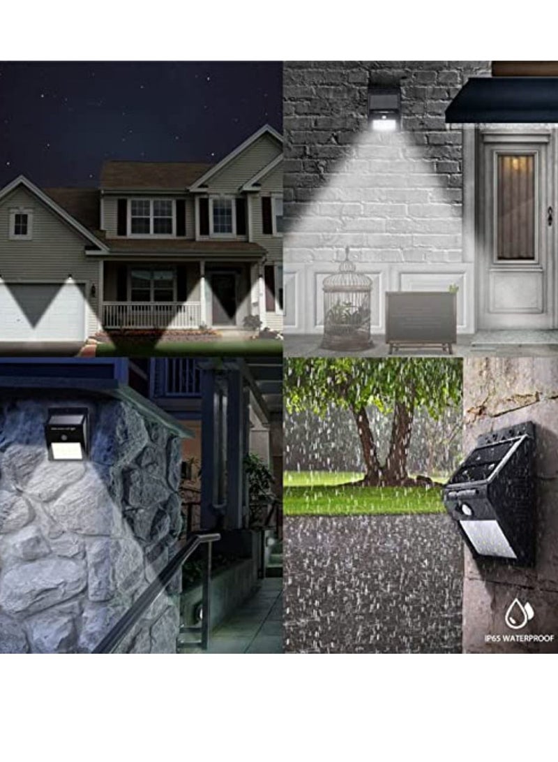 Yuwell 1 Piece 20 LED Solar PIR Motion Sensor Light Wireless Solar Wall Lights Waterproof Solar Powered Lights For Garden Home And Garage Outdoor Light Wall Lamp Solar Light - Image 2