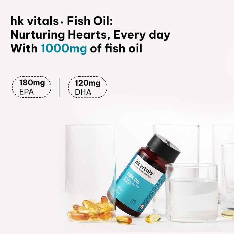 HK Vitals Fish Oil Capsules - 60 Count - Image 4