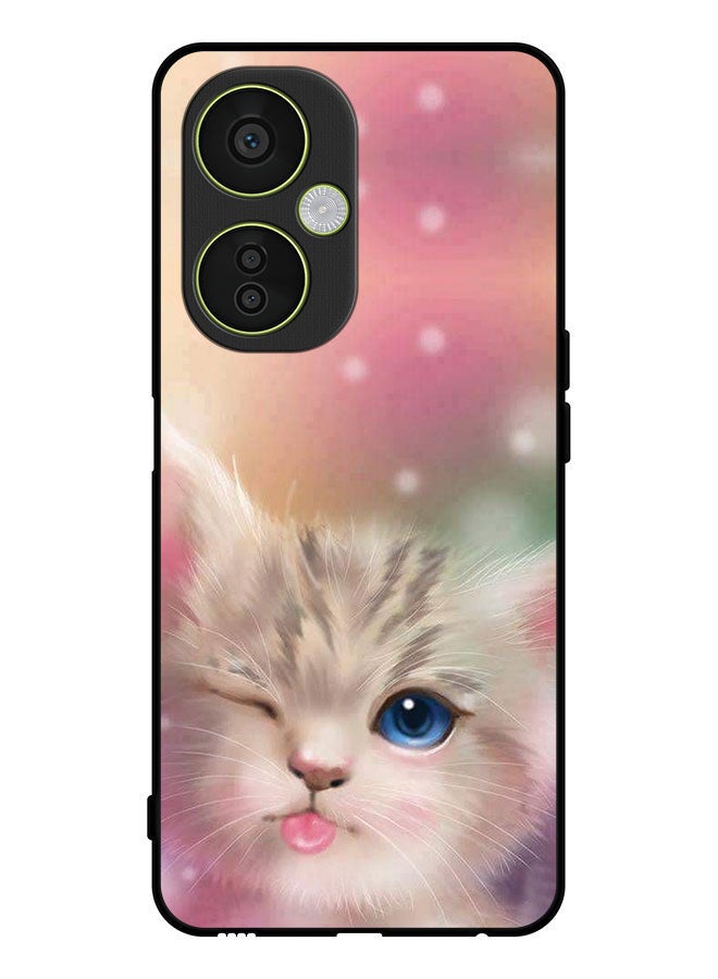 Covernex Protective Case Cover For OnePlus Nord CE 3 Lite Cute Cat Clip Art - Image 1