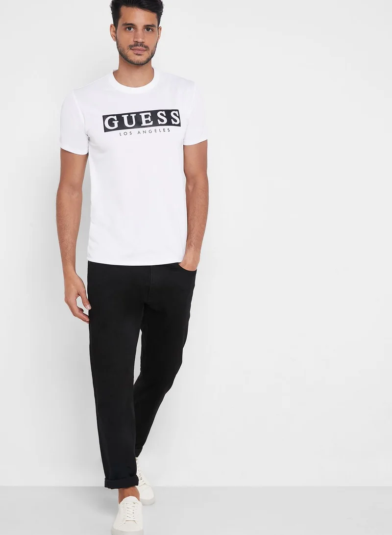 GUESS Los Angeles  Crew Neck T-Shirt