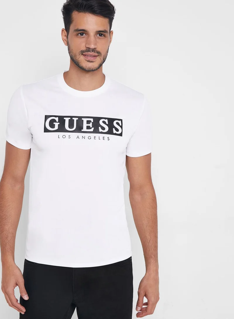GUESS Los Angeles  Crew Neck T-Shirt