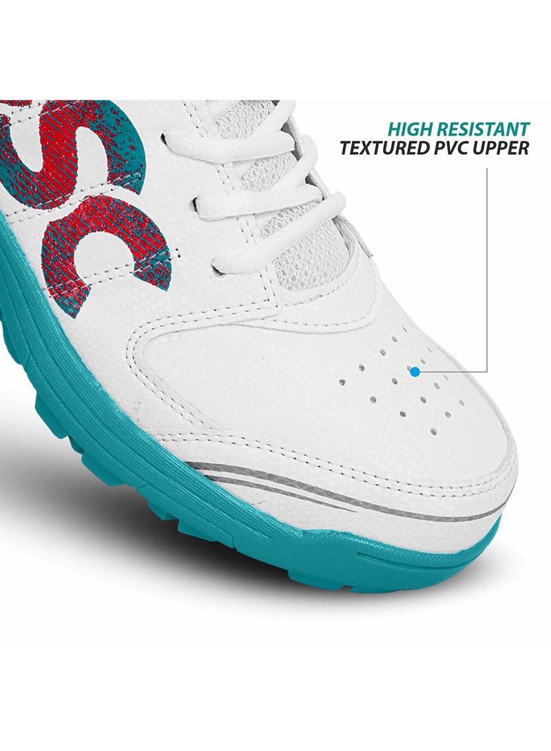 DSC Beamer X Cricket Shoes | Color: Dark Cyan | Size: 11UK/12US/45EU | For Mens & Boys | Material: Polyvinyl Chloride | Lightweight & Highly Durable | Long Lasting Performance - Image 3