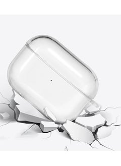 CATANES Shockproof Case For Airpod Pro 2 Crystal Clear Shockproof Case Transparent Ultra Slim Cover with Keychain Carabiner  - Image 3