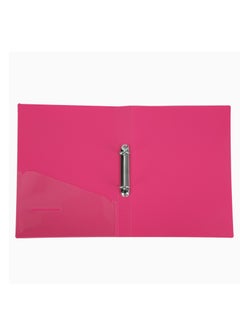 Deli 4-Piece A4 Size Ring Binder 1 Inch Width Assorted Colours  - Image 3