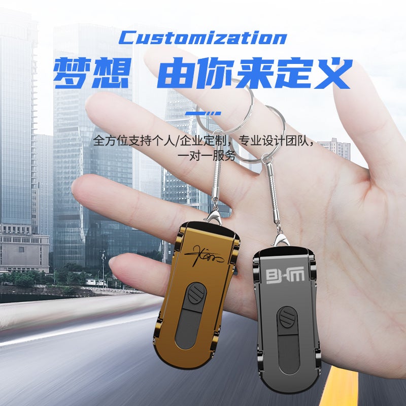Creative Colorful Sports Car Metal U Disk Car Logo Activities Promotional Gifts Car Usb Lettering - Image 5