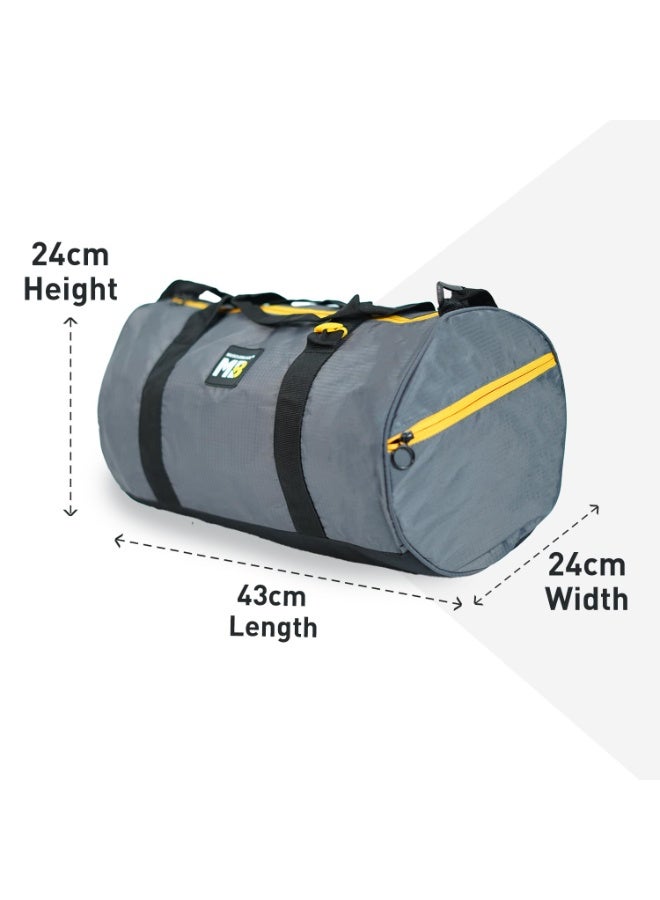 MuscleBlaze Gym Duffle Bag (Grey, 30L) | for Women and Men | Sports Bag - Image 3