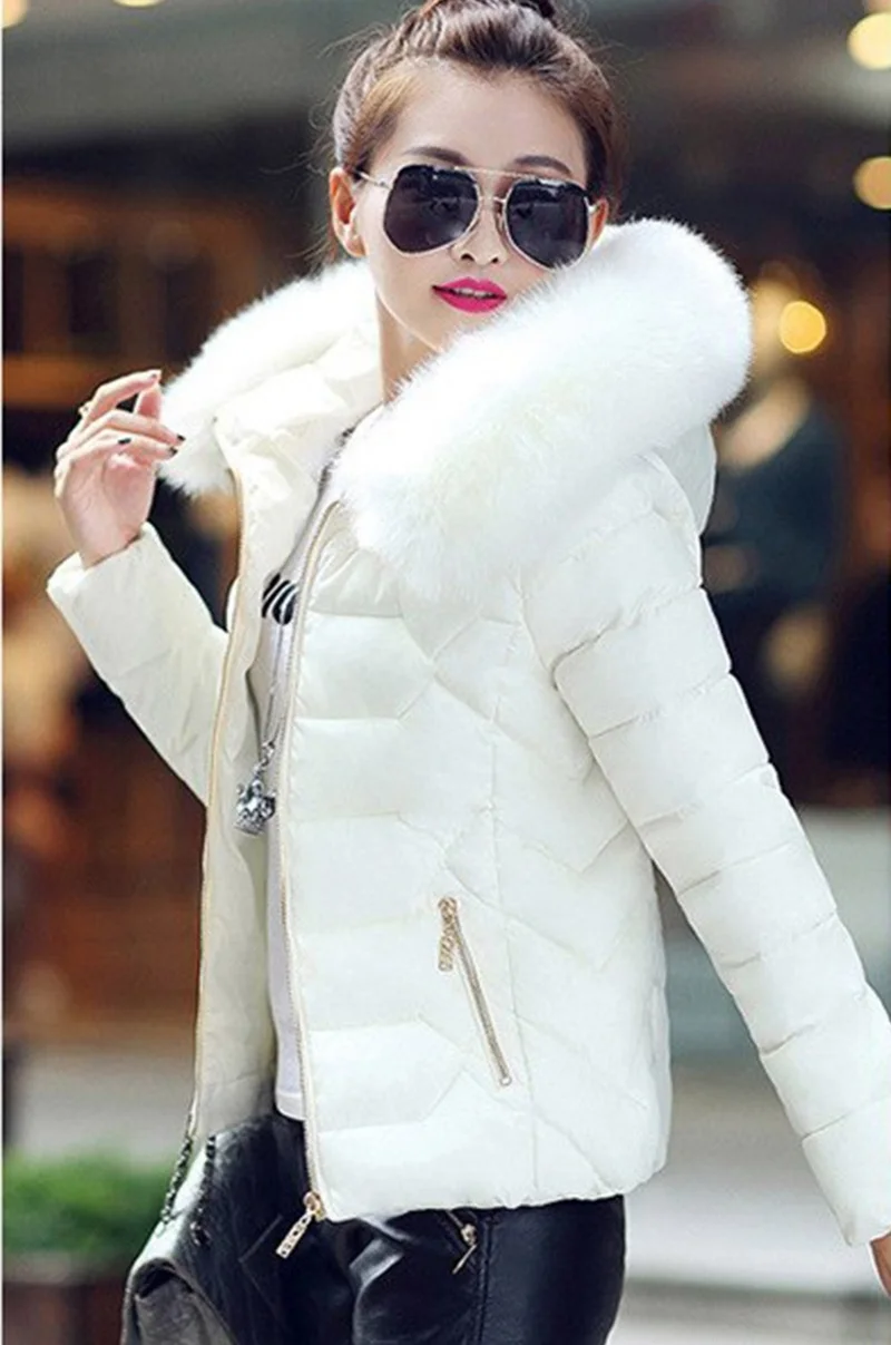 باربورا Daily Furry Puffer Women's Coat 807WHITE