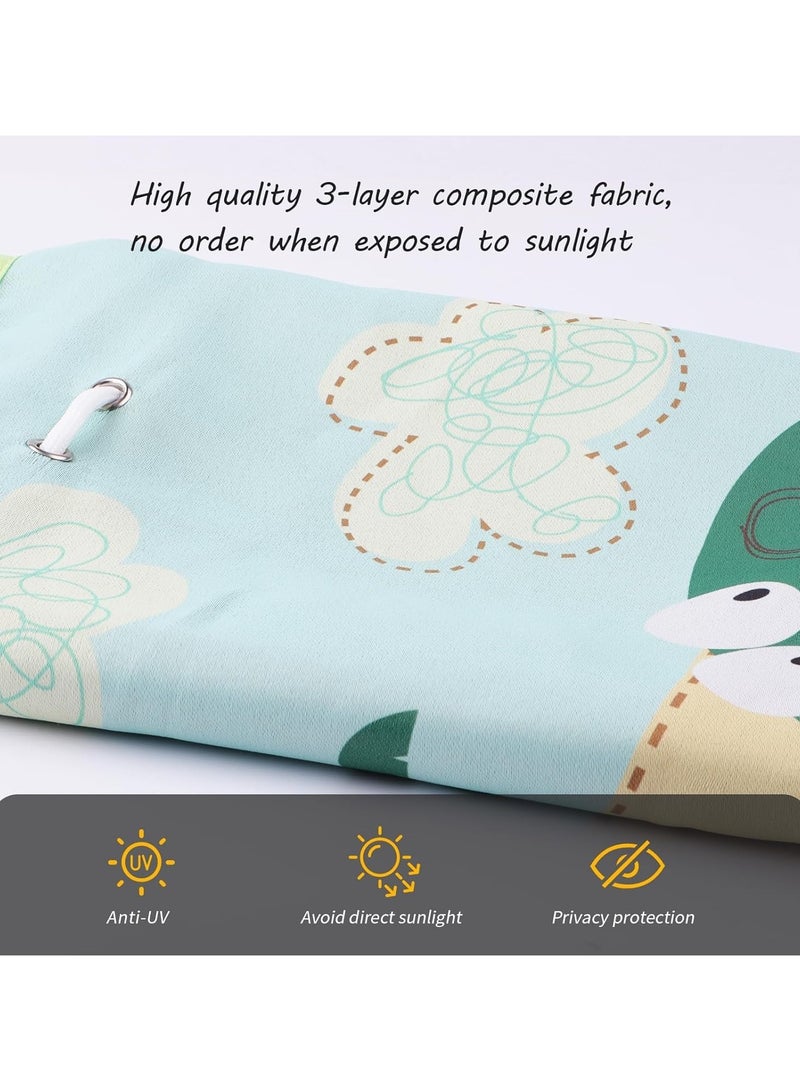 عام 2 قطع من ستائر نافذة العربات، ستائر شمسية قابلة للسحب مع أكواب شفط وشبكات تخزين جانبية، ستائر شمسية للسيارة مع حماية مثالية من الأشعة فوق البنفسجية، ستائر سيارة للأطفال عالمية الاستخدام - Image 4