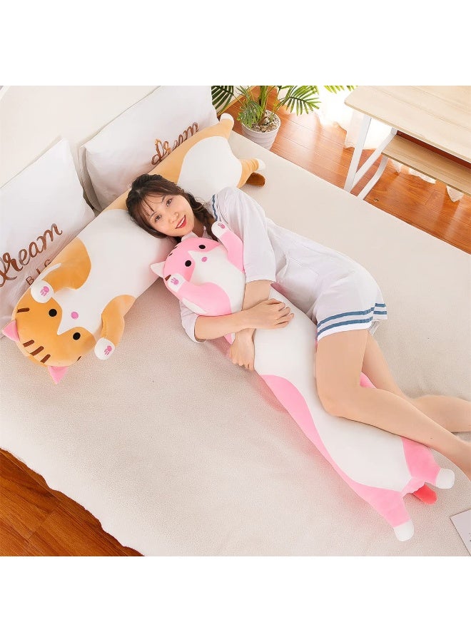 Long Cat Plush Velvet Body Pillow (60cm) - Your Perfect Cuddle & Sleep Companion - Image 5