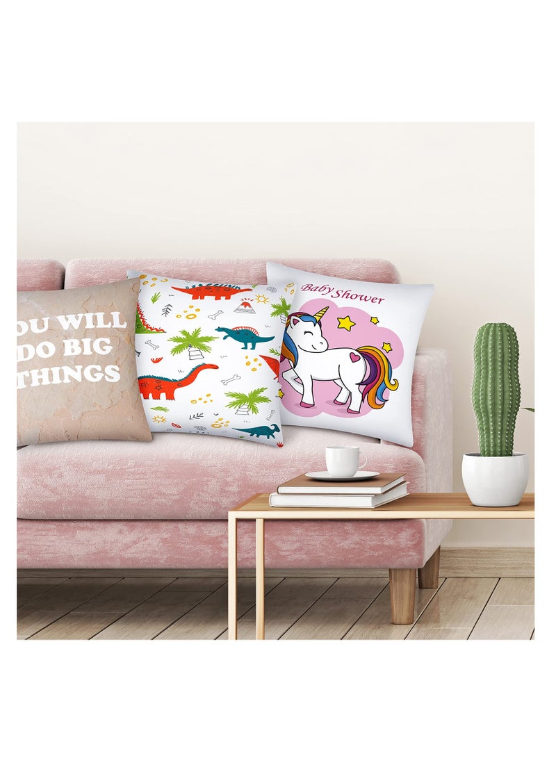 SYOSI, 6 Pieces Sublimation Blanks Pillow Cases, White Cushion Covers with Heat Press DIY, Heat Transfer Polyester Peach Skin Cushion Cover with Concealed Zipper  - Image 5