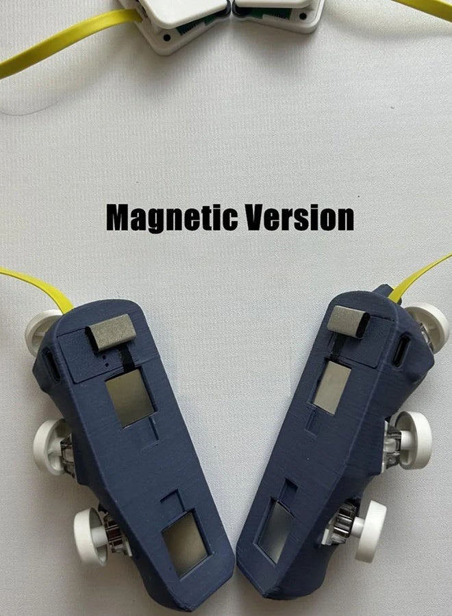 DIY magnetic game controller, gamepad for iPad tablet, 6 buttons,  continuous pulse firing, PUBG trigger for 7.9 inches to 13.4  inches-Blue - Image 4