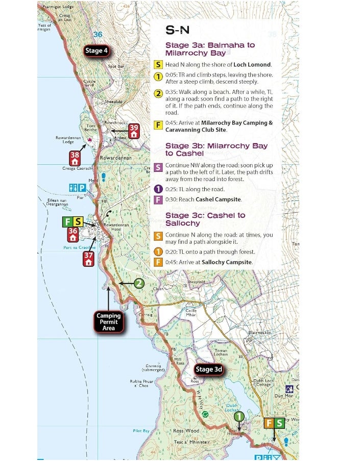 Trekking the West Highland Way (Scotland's Great Trails Guidebook with OS 1:25k maps): Two-way guidebook: described north-south and south-north  - Image 4
