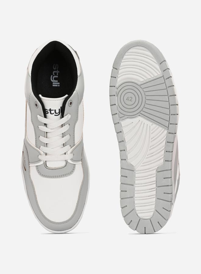 Styli Styli Low Top Lace Up Court Sneakers  - Image 5