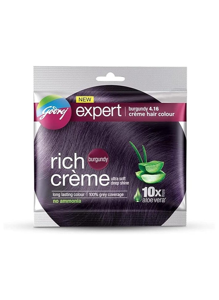 Godrej Godrej Expert Rich Creme Hair Color Burgundy 4.16  - Image 1