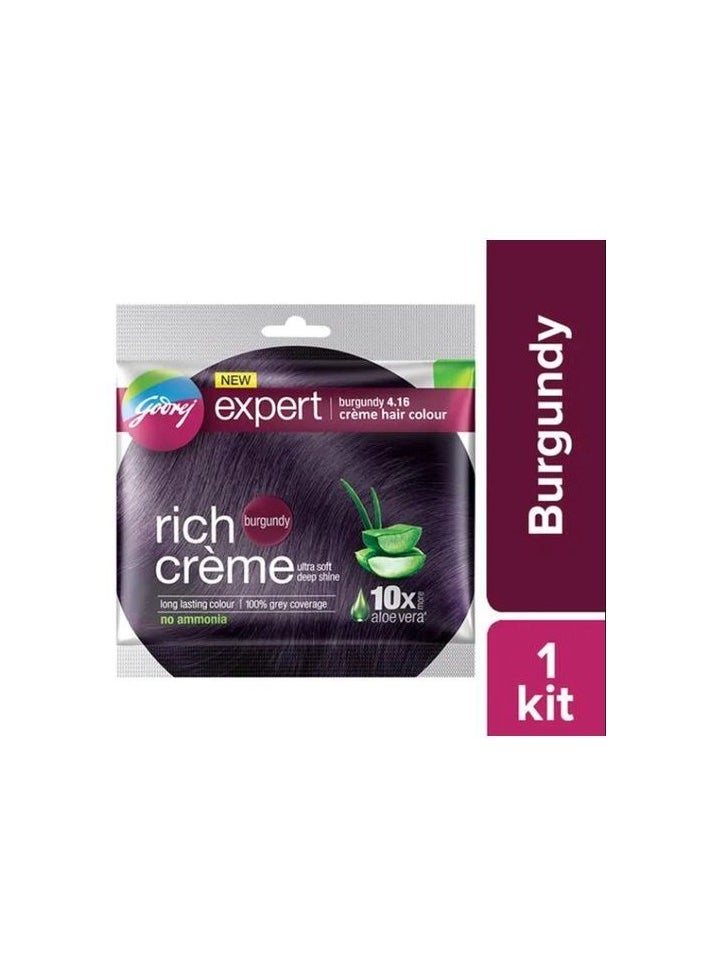 Godrej Godrej Expert Rich Creme Hair Color Burgundy 4.16  - Image 2