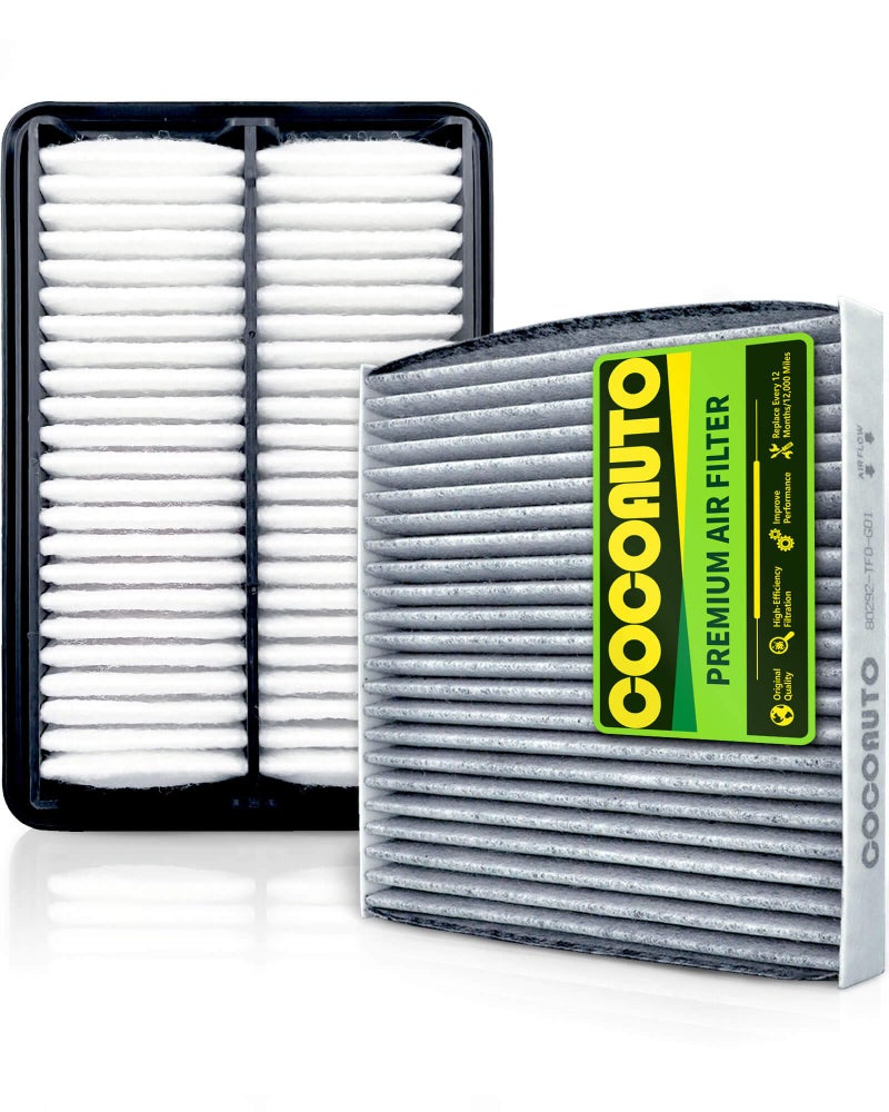 COCOAUTO (Hybrid Only) COCOAUTO Cabin Engine Air Filter Kit for CRV 2.0L Hybrid (2023-2025), Accord Hybrid (2023-2025), Civic Hybrid 2025, Replace 172206MAJ01, LX3763 (Not for Gas) - Image 1