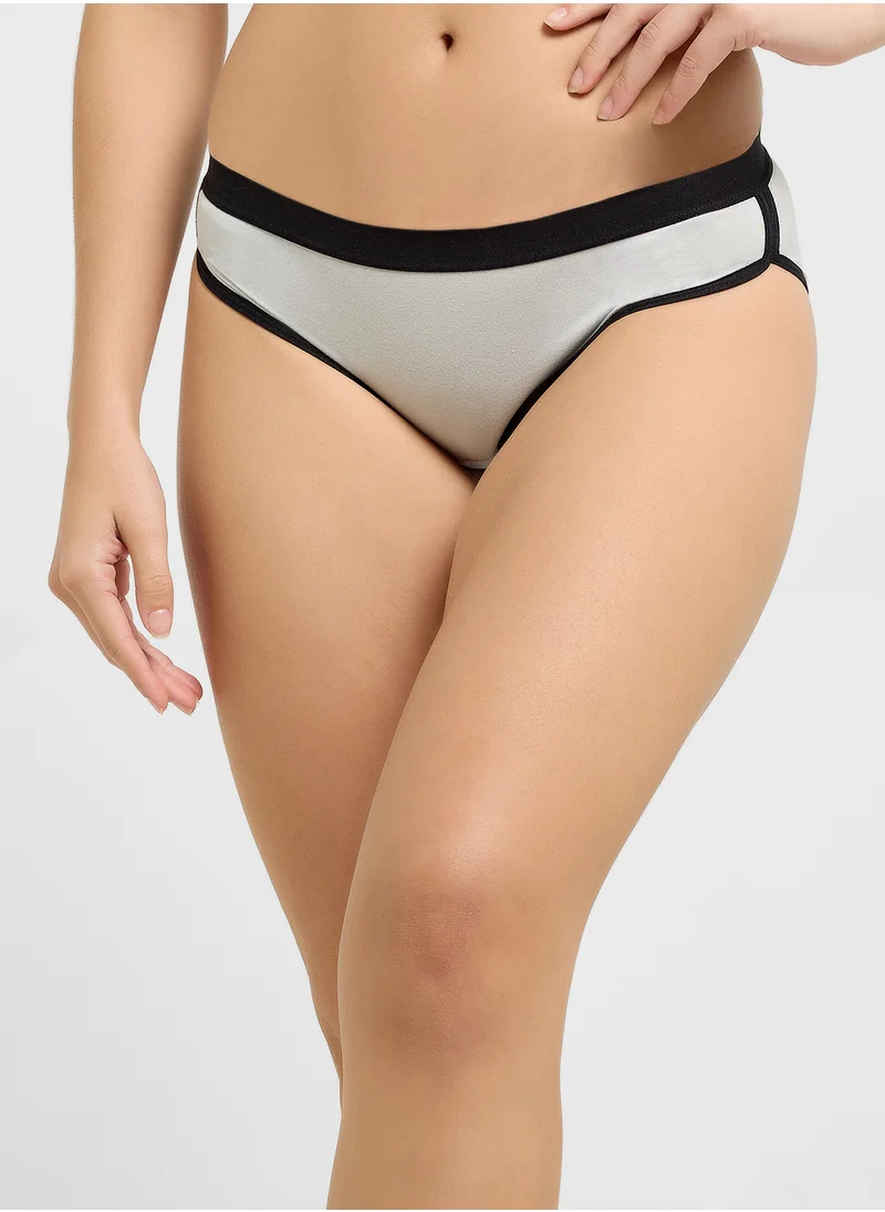 جينجر 3 Pack Hipster Brief With Contrast Band