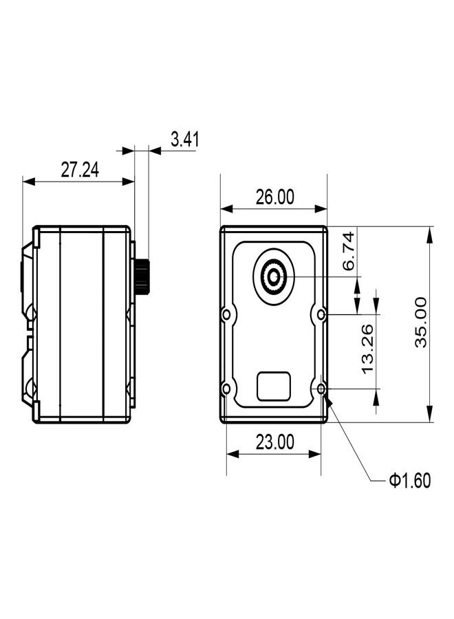 Hiwonder HX-06L Serial Bus Servo with Double Shaft 6KG Torque Full Metal Gear Dual Shaft Bearing for RC Robot - Image 4