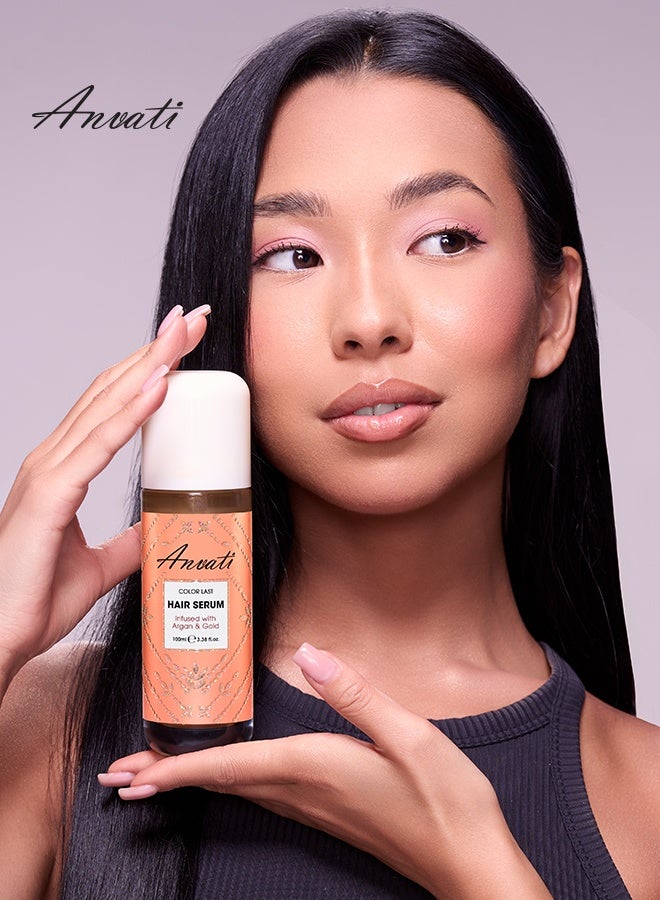 Anvati Argan Hair Repair Serum Color Treated – Lightweight Formula of Hair Growth Serum for Repair, Shine, Curly Products and Color Protection - 100ml - Image 5
