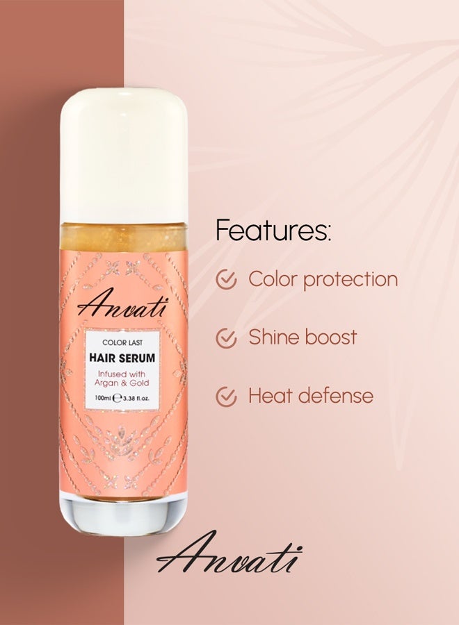 Anvati Argan Hair Repair Serum Color Treated – Lightweight Formula of Hair Growth Serum for Repair, Shine, Curly Products and Color Protection - 100ml - Image 4