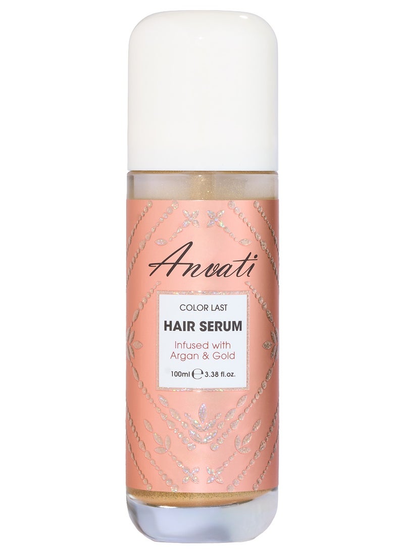 Anvati Argan Hair Repair Serum Color Treated – Lightweight Formula of Hair Growth Serum for Repair, Shine, Curly Products and Color Protection - 100ml - Image 1