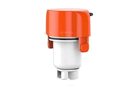 SEAFLO 13E Series 1100 GPH Livewell Pump - Angled Tee, 12V, 1 Inch Outlet, 12 ft Head, 4A, Anti Airlock, Cartridge Motor, Marine Baitwell Aerator Pump, 4 Year Warranty - Image 3