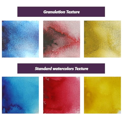 Mijello Mission Tourmaline Hyper Two-Tone Watercolor Set, 15ml Tubes, 12 Colors, Unique Granulation with Genuine Tourmaline Mineral Pigments for Art work & Craft_MGC-8012T - Image 5