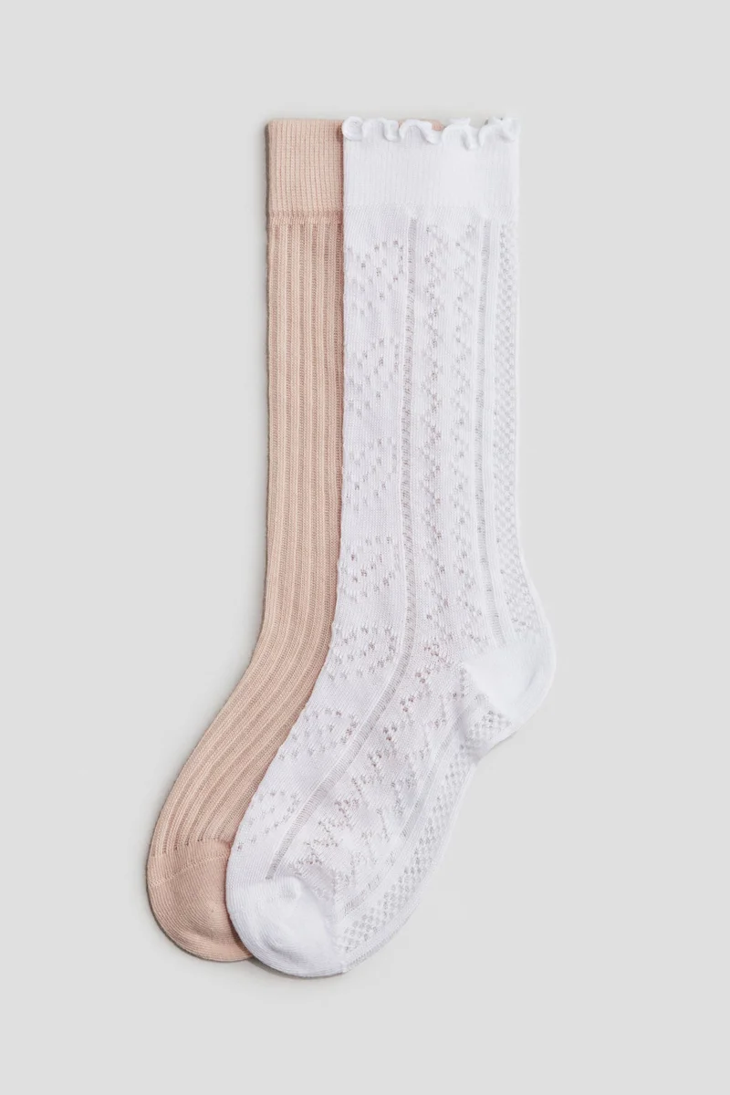 H&M 2-pack knee-high socks
