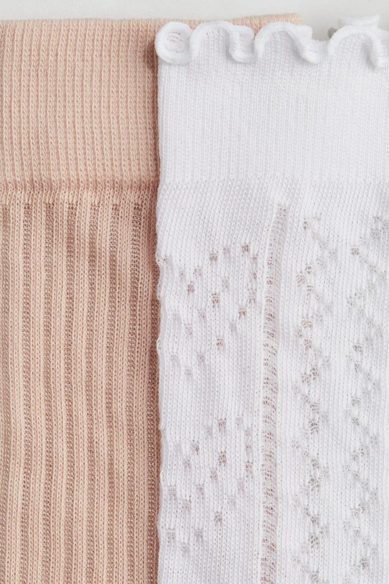 H&M 2-pack knee-high socks