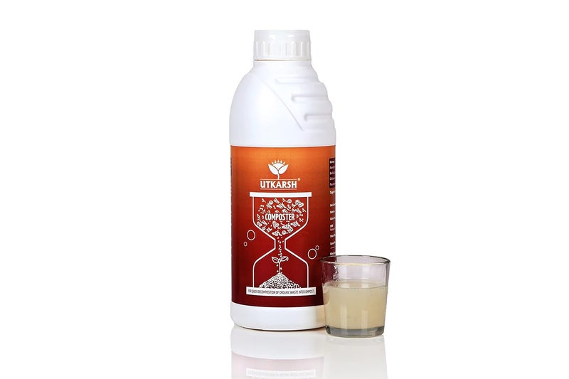 Utkarsh Composter for Quick Decomposition of Organic Waste Into Compost Bio Waste Decomposer Accelerate Decomposition of Kitchen Garden Organic Waste 250 ml Pack of 1 - Image 2