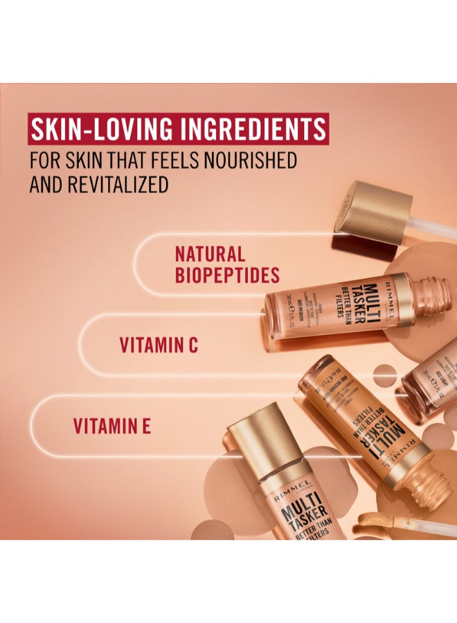 RIMMEL LONDON برايمر للوجه ومعزز للتوهج وهايلايتر متعدد المهام أفضل من المرشحات - 005 - متوسط 30 مل - Image 5