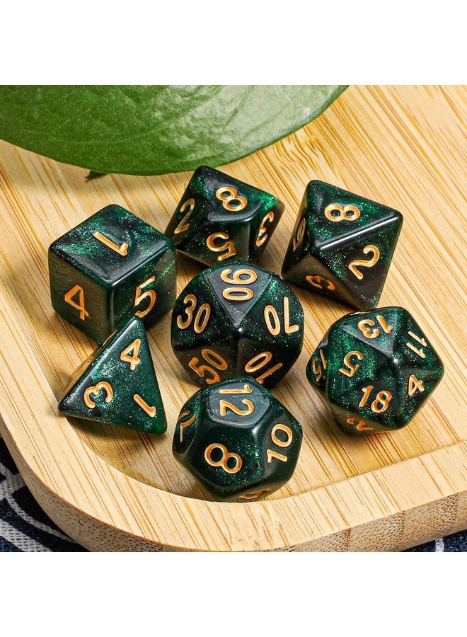 CiaraQ Dnd Polyhedral Dice Set With A Black Dice Bag For D&D Rpg Mtg Role Playing Table Games - Image 5
