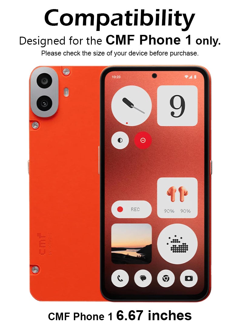 Case Up - Screen Protector For Nothing Phone CMF 1  9H Hardness Tempered Glass Film, Bubble Free Easy Installation, Full Coverage, Anti Scratch And Touch Sensitive - Image 1