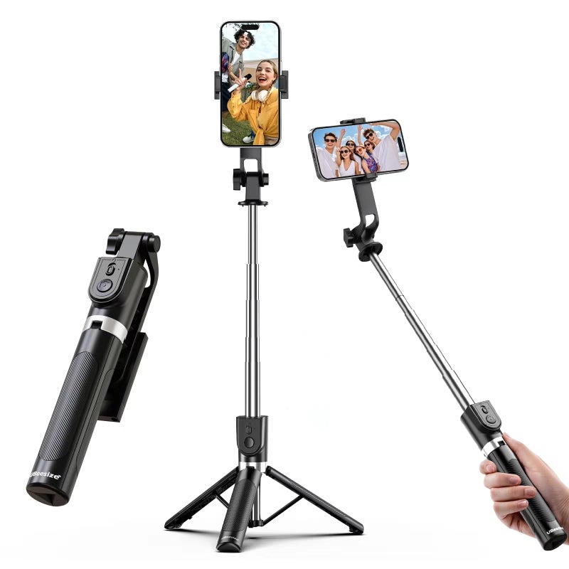 UBeesize Selfie Stick Tripod for iPhone and Android 52 Extendable Phone Tripod Stand with Remote Portable Selfie Sticks with Phone Holder for Video Recording Travel - Image 2