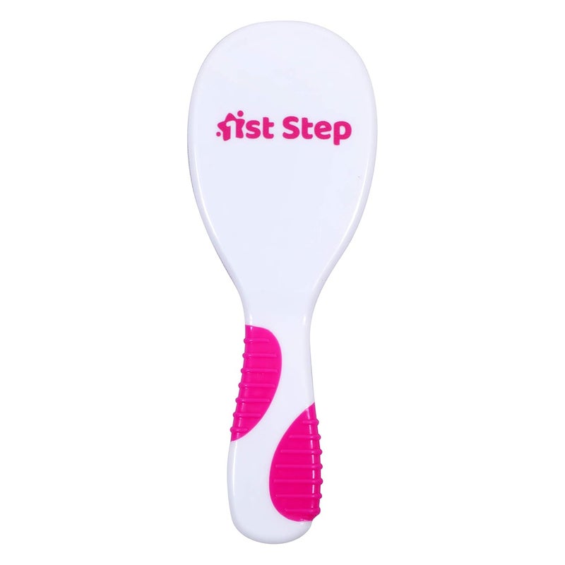 1st Step Comb & Brush Set with Soft Bristles (Pink) - Image 2