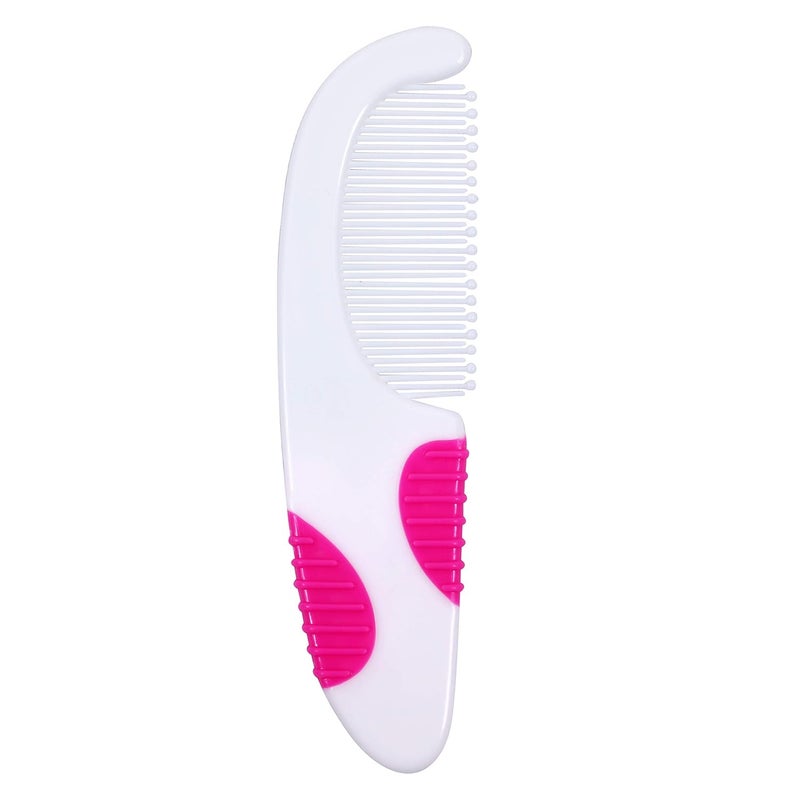 1st Step Comb & Brush Set with Soft Bristles (Pink) - Image 4