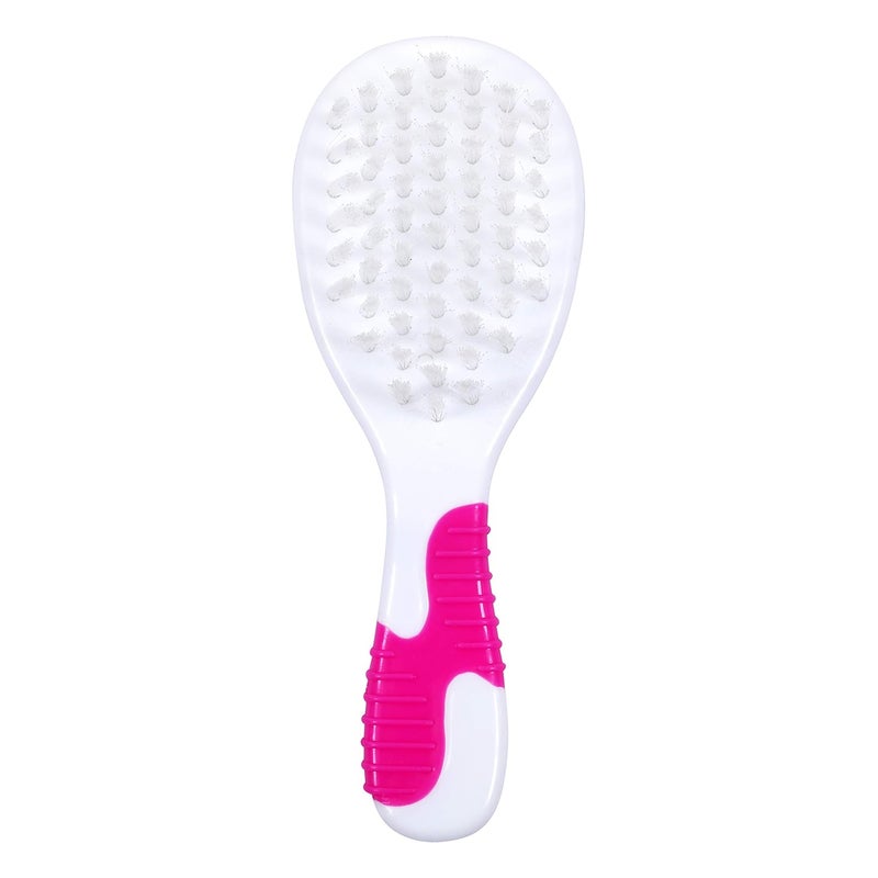 1st Step Comb & Brush Set with Soft Bristles (Pink) - Image 3