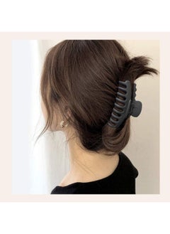 Premify 6  Pieces Colorful Hair Claw Clips With 6 Hair Ties Strong Hold Hair Jaw Clamp, Non-Slip Classic Hair Clips For Women Girls Thick Thin Fine Hair  - Image 4