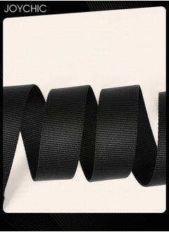 Joychic Men Outdoor Military Tactical Belt Nylon Wear-resistant Lightweight Belt Black  - Image 2