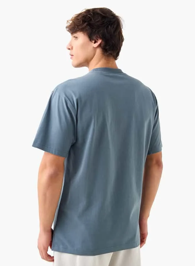 Kappa Kappa T-shirt with Short Sleeves and Crew Neck