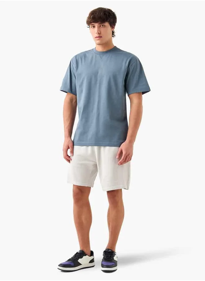 كابا Kappa T-shirt with Short Sleeves and Crew Neck