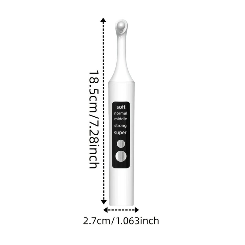 White Teeth Polisher Toothbrush Set 6 Brush Heads 5 Speed Modes USB Rechargeable Oral Cleaner With LED Light For Daily Home Use - Image 2