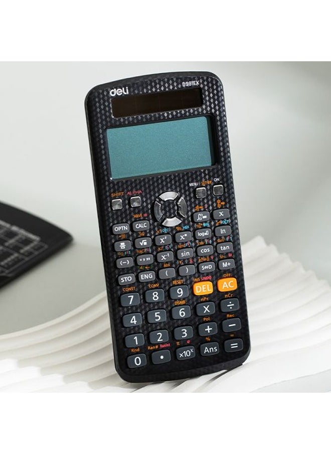 Deli - Deli D991EX Scientific Calculator black - Image 1