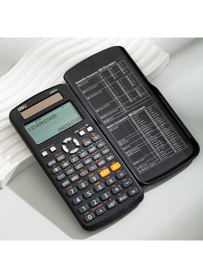 Deli - Deli D991EX Scientific Calculator black - Image 1